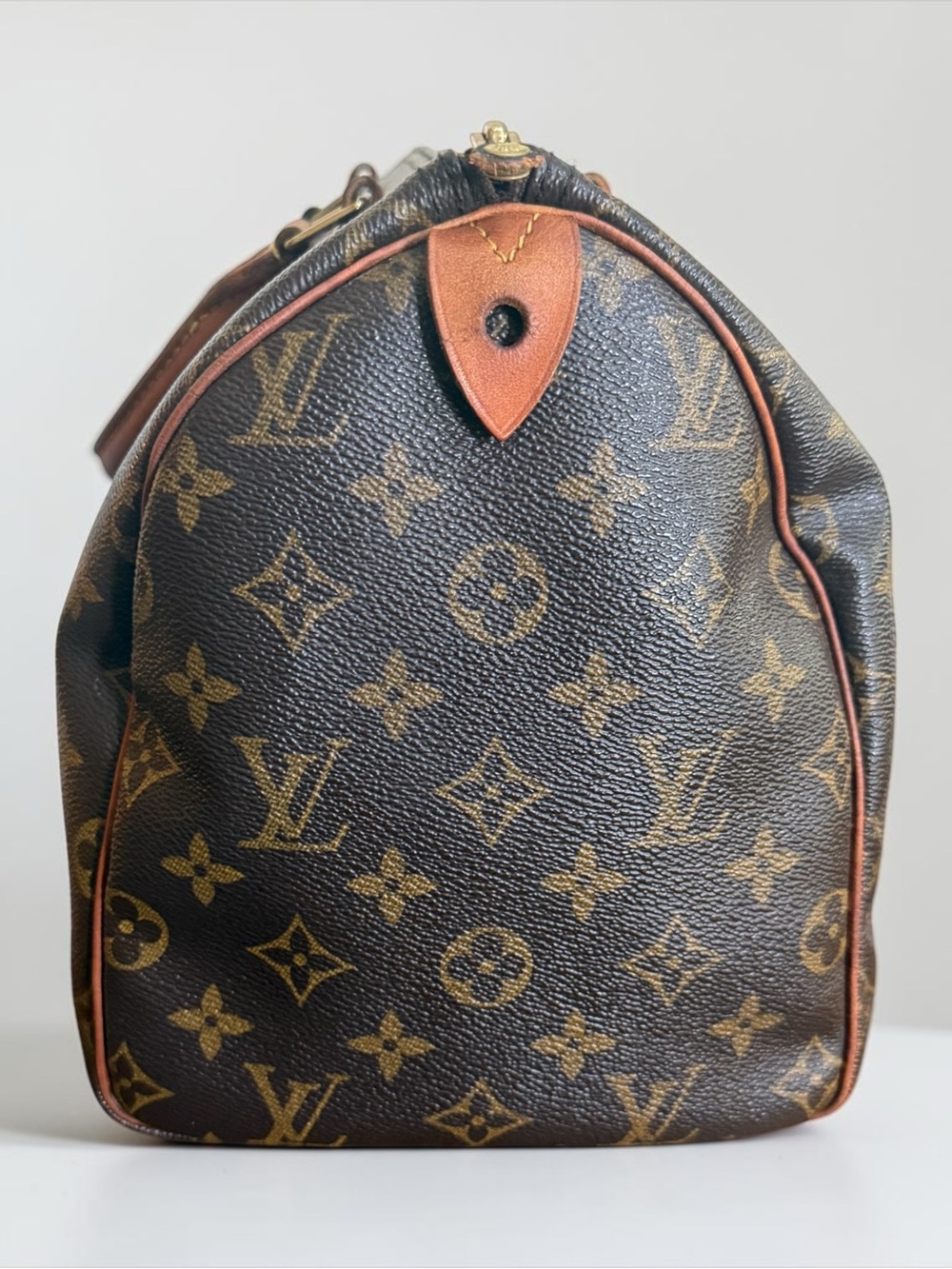Authenticated Louis Vuitton Speedy 30 Vintage Monogram Bag! EUC! COA! - Picture 6 of 16